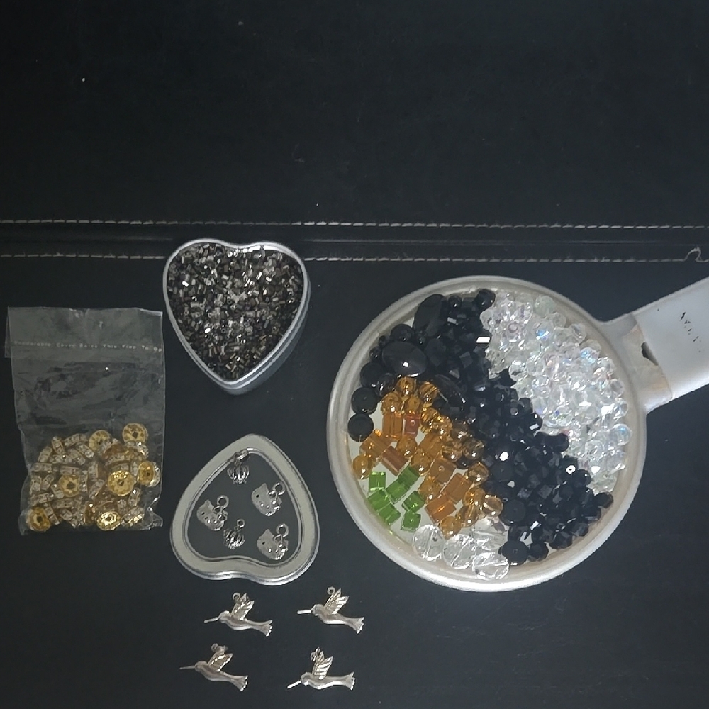Assorted Beads and Charms Set
